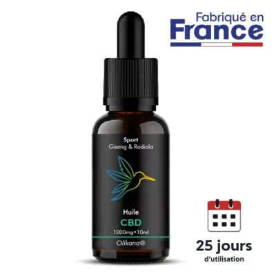 Huile CBD & Curcuma 20% For Sport