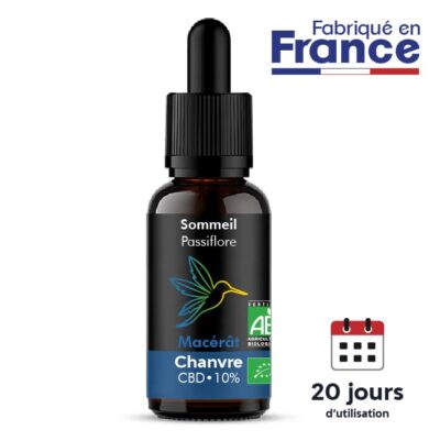 Organic CBD Oil & Passionflower for Sleep